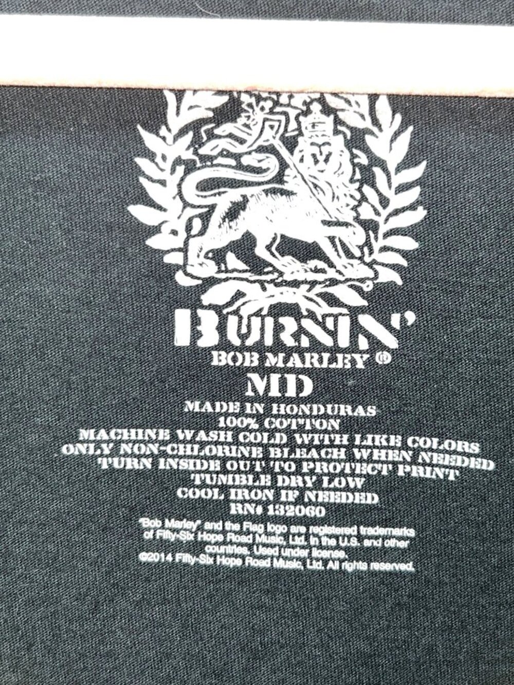 Vintage Bob Marley 1978 Ticket Tee Shirt Top Colorful Graphic Tee MEDIUM - Picture 3 of 5
